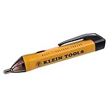 Klein Tools NCVT-1 Voltage Tester, Non-Contact Voltage Detector for AC Voltage, Low Battery Indicator and Auto Shutdown, Batteries Included