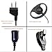Arama B108L02 Pro D Shape Ear Hook Earpiece Headset with PTT Mic for Midland Alan 2 Way Radio