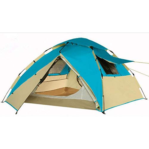 Zelt New Double Layer 3-4 Personen 3 Farben Camping Zelt Winddicht Wasserdicht Zelte Outdoor Wandern Angelzelt Picknick…