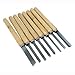 8 Pc Wood Lathe Chisel Set