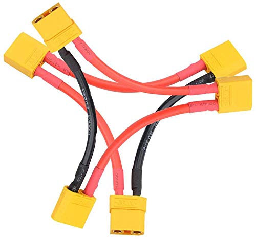 2PCS XT90 Battery Series Connector Leads 10 Gauge Wire for RC Battery Helicopter Quadcopter