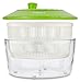 Ozeri Italian Made Fresca Salad Spinner and Serving Bowl, BPA-Free, Green, 4.4 qt