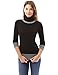 PattyBoutik Women's Block Color Turtleneck Sweater
