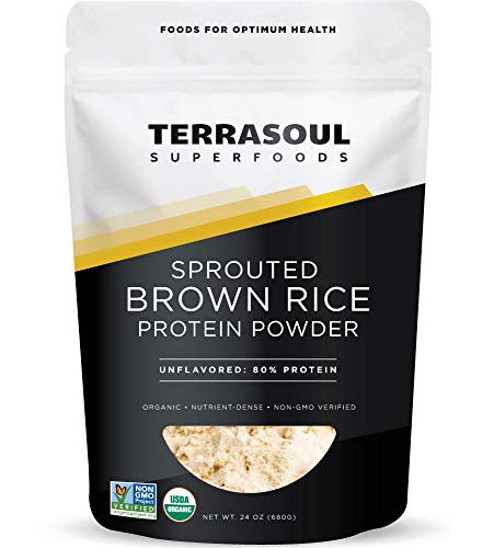 Terrasoul Superfoods Organic Sprouted Brown Rice Protein Powder, 1.5 Pounds (Best Brown Rice Protein)