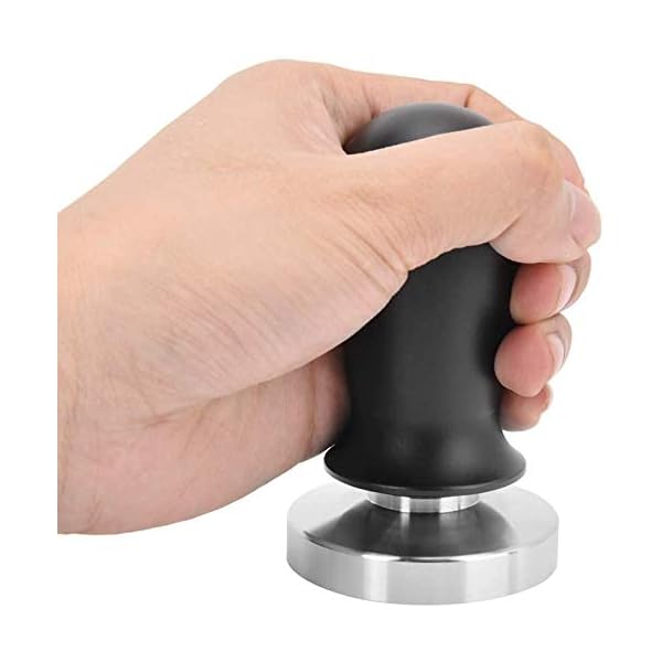 Wifehelper Kalibrierte Espresso-Tamper Kaffeepulverpresse Barista, Schwarze Edelstahlkassette Mit Tamper Presswerkzeug… – Bild 8
