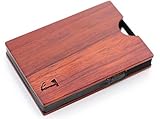 Slim Timber Wooden Card Wallet - Rose Wood