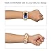 Wonlex Samsung Gear Fit2 Band, Silicone Replacement Watch Bands Strap for Galaxy Gear Fit2 SM-R360 & Fit 2 Pro for Women Men (Colorful Dots)