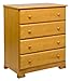 DaVinci Kalani 4 -Drawer Dresser - Honey Oak