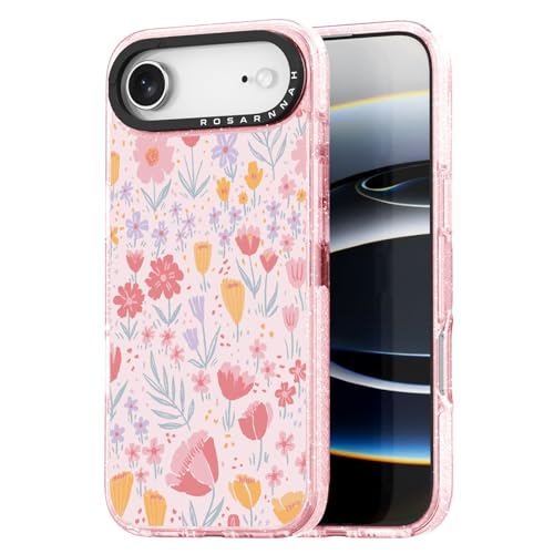 Rosarnnah for iPhone Air Case Aesthetic Pink, Pink Floral at Amazon
