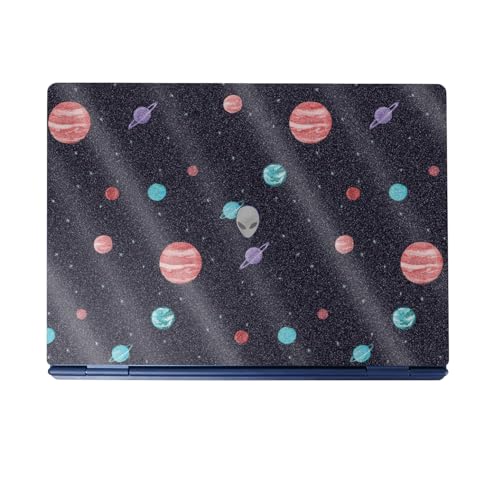 Glossy Glitter Laptop Skin Compatible with Alienware 16/16X Aurora (2025) - Bri…