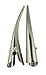 Generic Duck Bill Clip Color Silvery 4.3 Inches In Length Large Size without Teeth Pack of 4.