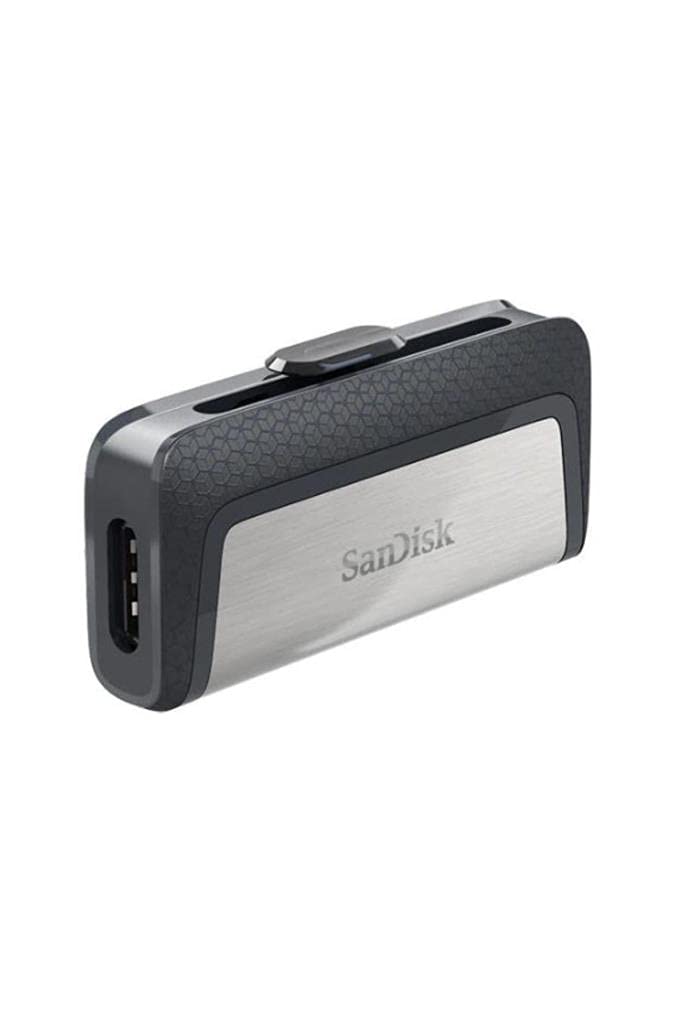 SanDisk 64GB Ultra Dual Drive USB Type-C - USB-C, USB 3.1 - SDDDC2-064G-G46, Grey/Silver