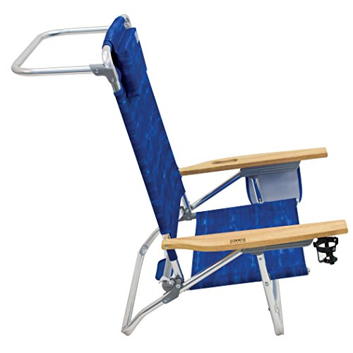 Rio Beach Big Kahuna Extra Large Folding Beach Chair, Blue Pricepulse