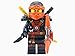 LEGO Ninjago Deepstone Kai Ninja Minifigure Red Aeroblade Swords NEW 2015
