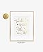Twinkle Twinkle Little Star Gold Foil Decor Nursery Wall Art Print Poster 5 inches x 7 inches B28