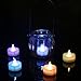 WoneNice Flickering LED Tea Lights, Battery Powered Candles, Decorations for Parties, Events, Weddings, Pack 12