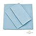Cosy House Collection Premium Rayon Derived from Bamboo Bed Sheet Set - Cooling Blend - Deep Pocket, Ultra Soft & Breathable Bedding - 4 Piece Set (King, Baby Blue)