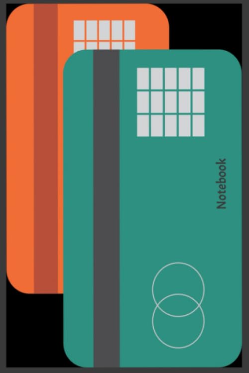 Credit card Notebook: Lined notebook