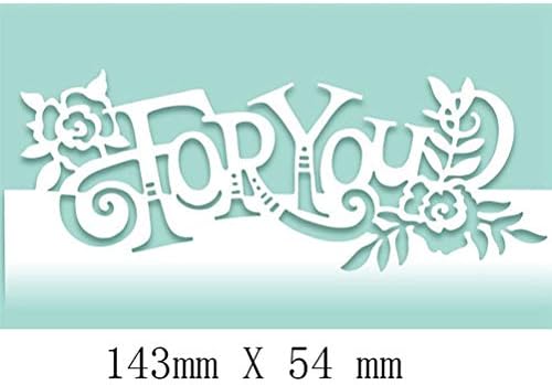 for You Metal Cutting Dies Stencil DIY Scrapbooking Embossing Album Paper Card Craft - Artwork Making Deco Tools Kids Education Toys
