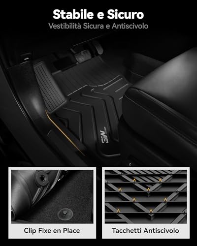 3W Car Mats for Lexus NX 2022-2025 2026, Non-Slip Waterproof Full Cover Mat Set Suitable for Lexus NX, TPE Car Mats