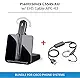 Plantronics Cs 545-Xd Headset, Black (88909-01)