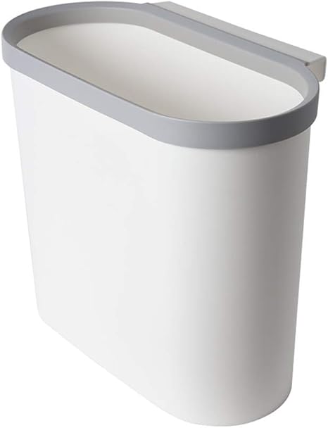 Amazon Zhangsong キッチン 吊り下げ式 ゴミ箱 分類 収納 ビン 壁付キャビネット ドアキッチン ごみ箱湿式 乾式 分類 圧力 リング付 ホワイト フタなしゴミ箱 オンライン通販