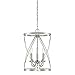 Westinghouse 6303800 Isadora Three-Light Indoor Chandelier, Brushed Nickel Finish,