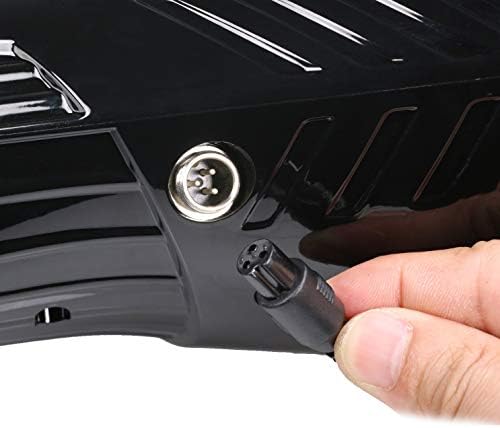 Powstar 42&nbsp;V 2&nbsp;A Adaptateur Power Fast 3&nbsp;broches Connecteur en ligne, chargeur de batterie pour mode poche, mode sport et Dirt Quad