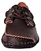 CAIHEE Men's Drivers Shoes Driving Loafers with Lace-up Details in Leather (9.5 D(M) US, Darkbrown)