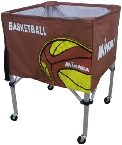 ミカサ Mikasa ボールカゴ 箱形 中 3点セット フレーム 幕体 キャリーケース バスケットボールデザイン Sp S ミカサ ボールかご Amazon
