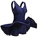 MiYang Women's Plus-Size Flower Printing Shaping Body One Piece Swim Dresses Navy Blue XXX-Large (US 22W-24W)