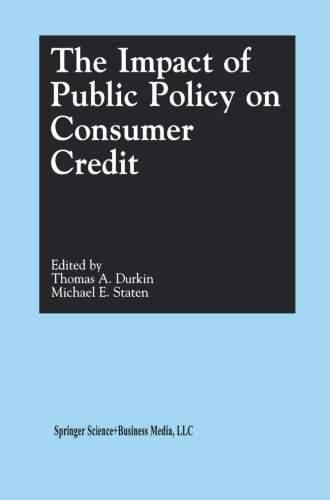 The Impact of Public Policy on Consumer Credit