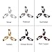 PH PandaHall 36 Pcs Brass Clip-on Earring Converter Component 19x6x9mm for Non-Pierced Ears 6 Colors