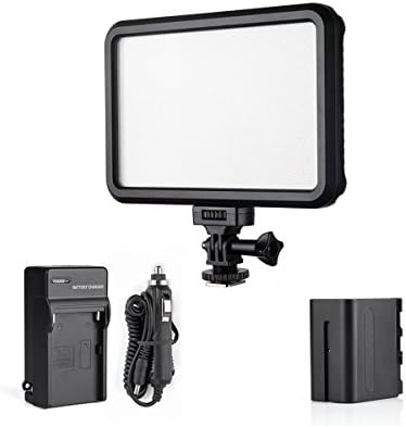 Led Video Light Panel Camera Camcorder Video Light Children baby photography lights for Canon Nikon Pentax Olympus Samsung Panasonic JVC DSLR Cameras DV Camcorders (light with battery kit)