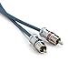 JL Audio XB-BLUAIC2-12 2-Channel Twisted-Pair Audio Interconnect Cable with Machined Connectors, 12-Feet