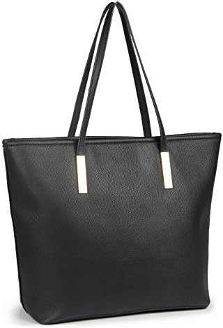 Simple Solid Color Pu Leather Top Handle Satchel Handbags for Women Shoulder Bags