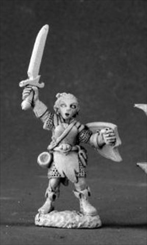 Reaper Miniatures Elliwyn Heatherlark, Gnome Bard #03441 Dark Heaven Legends