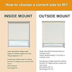 Persilux Window Blinds Cordless Light Filtering