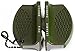 Pocket Knife Sharpener: Tungsten Carbide and Ceramic - For Camping and Outdoors Sharpening (OD GREEN)