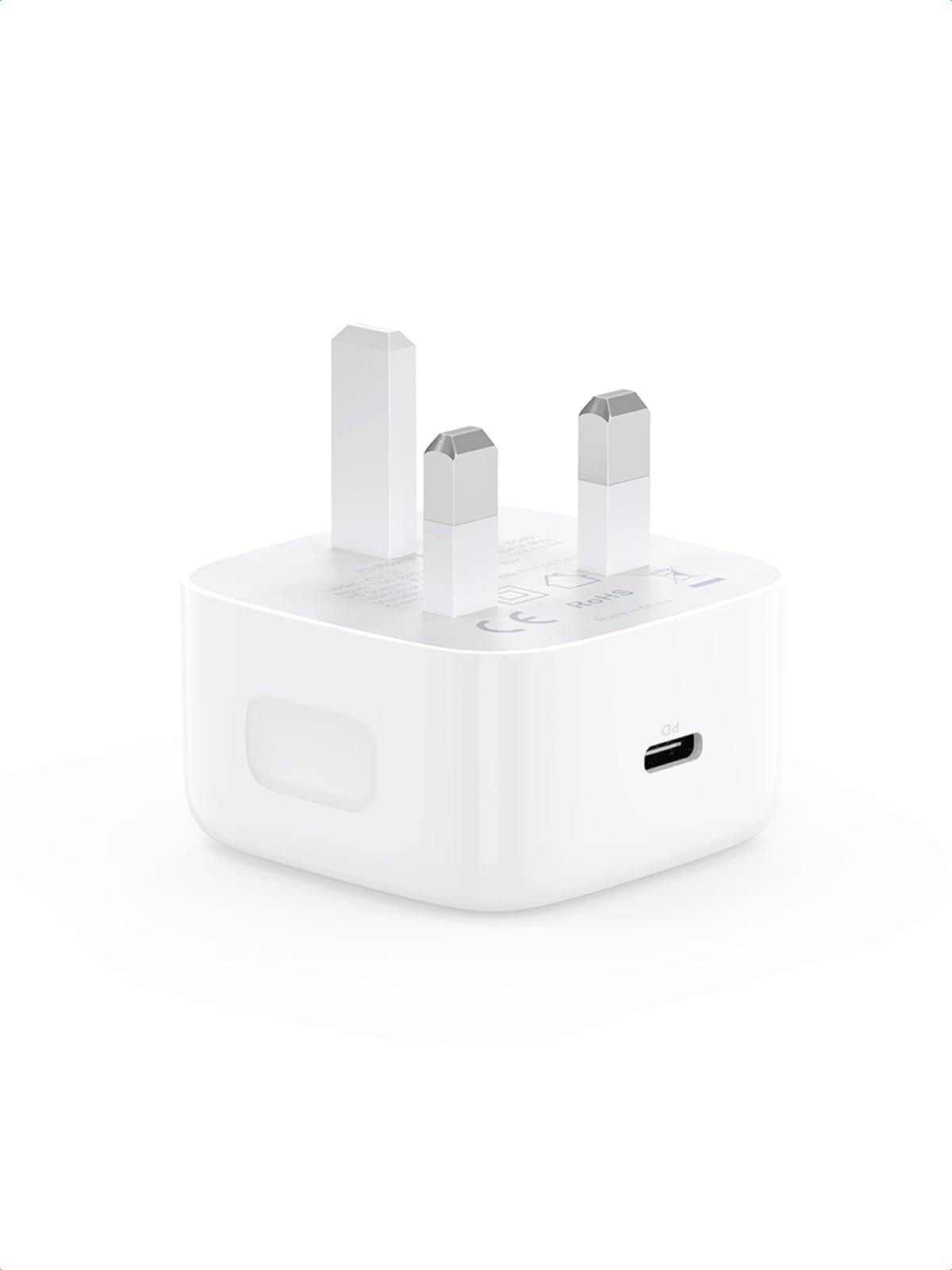 UGREEN 20W USB C Plug Supports Max 20W PD Fast Charger Type C Plug Power Adapter Compatible with iPhone 17/16/15/15 Pro/14/13/SE 3, iPad Air 5, iPad Mini 6, Galaxy S24/S23, Pixel 9/8, iWatch 9, White