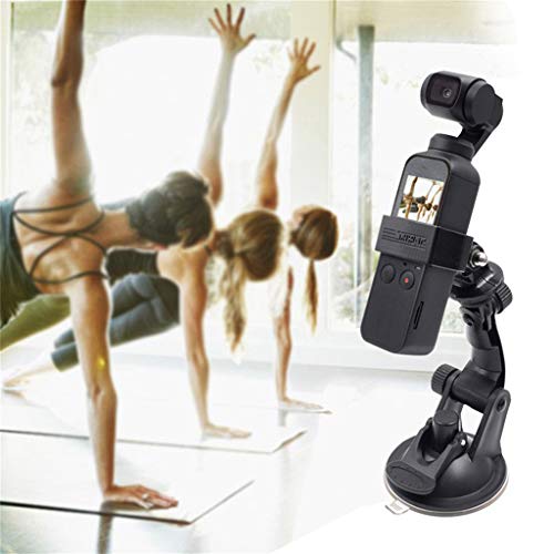 LtrottedJ Vehicle Windshield Suction Cup Car Mount 1/4 Bracket Holder for DJI Osmo Pocket - Thumbnail 3