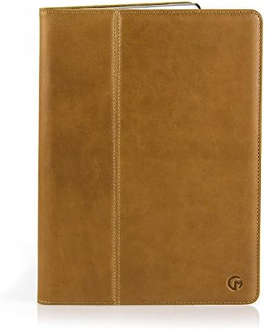 Casemade Apple iPad Pro (9.7 inch display) Luxury Real Italian Leather Case / Cover in Tan (Compatible Model Numbers: A1673, A1674, A1675)