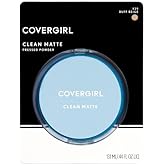 COVERGIRL Clean Matte Pressed Powder Buff Beige 10 g (Packaging may vary)