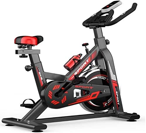 QWER Indoor Exercise Pedal Exercise Bike Sports Gym Equipment Musical Household Spinning Bike Load 150kg