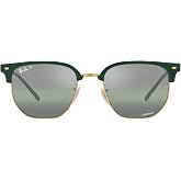 Ray-Ban RB4416 New Clubmaster Square Sunglasses for Men for Women | In Black On Gold, Grey On Black &amp; Bordeaux On Rose Gold. Polarized options available. Lightweight flexible frame.