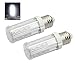 Bonlux Screw Socket 110v E26 Base LED Household Light Bulb 6w Daylight 6000k LED Corn Bulb 50w Equivalent (6 Watts Pack-2)