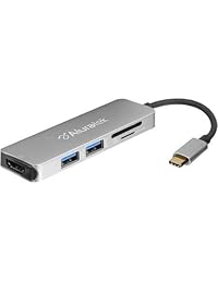 Aluratek (aumc0302 °F) USB tipo C Hub & lector de tarjetas multimedia con hdmi