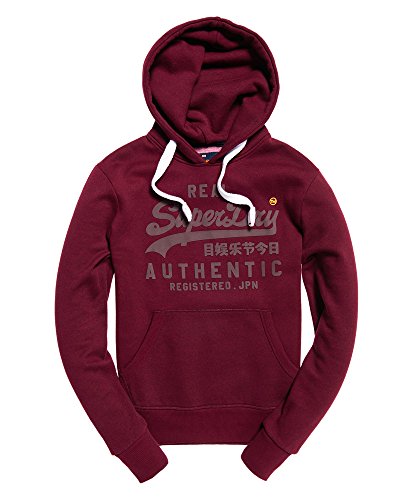 superdry maroon hoodie
