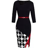 HOMEYEE Women's Celebrity Turn Down Collar Business Bodycon Dresses, Black,  XXL price in UAE | Amazon UAE | kanbkam