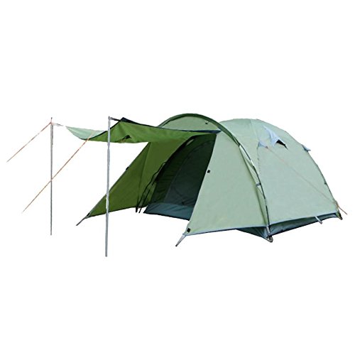 Wakandia FAMILY CAMPING TENT ULTRALIGHT DOUPLE LAYERS 3-PERSON (Army Green)
